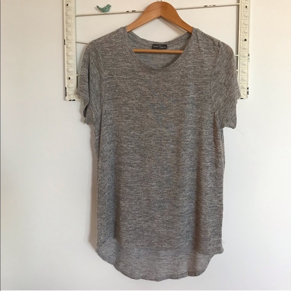 Market & Spruce Tops - Market & Spruce | Grey High Low Tee
